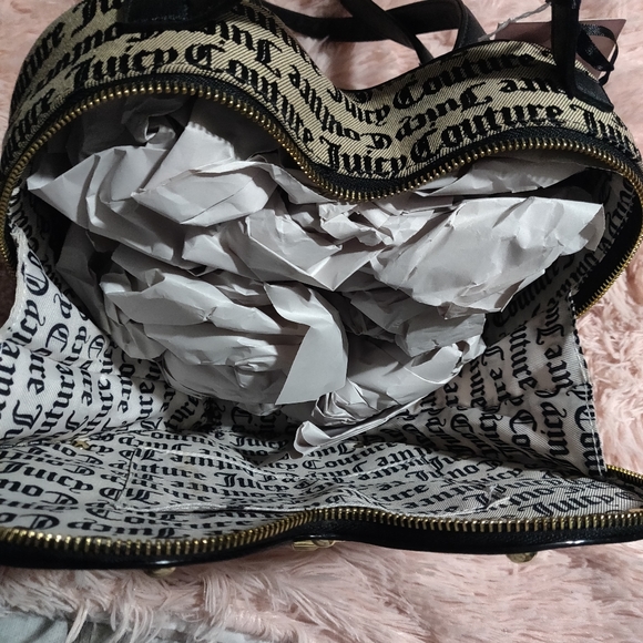 Juicy Couture heart backpack bag/purse